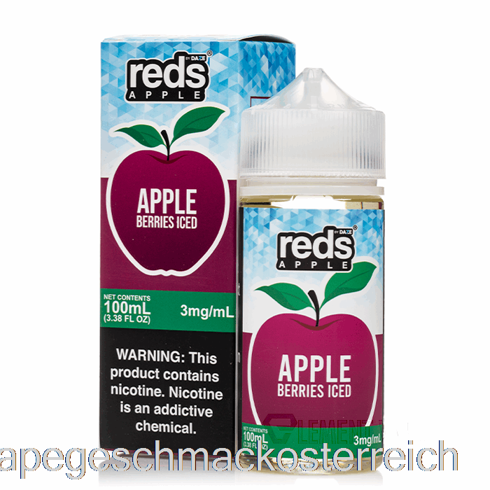 Eisbeeren – E-Saft Aus Roten Äpfeln – 7 Daze – 100 Ml, 12 Mg Vape-Geschmack